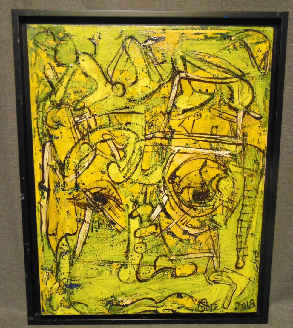 Large Contemporary Oil Painting by Alexander Gore (1 of 5)