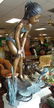 Bronze Girl with Frog Fountain Sculpture - 3