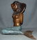 Bronze Sitting Mermaid Fountain Sculpture - 3
