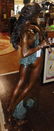 Bronze Girl with Flute Fountain Sculpture - 8
