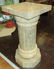 Contemporary Style Carved Marble Display Pedestal - 2