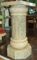 Contemporary Style Carved Marble Display Pedestal - 3