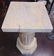 Contemporary Style Carved Marble Display Pedestal - 4