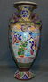 Vintage Hand Painted Satsuma Moriage Vase - 2
