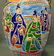 Vintage Hand Painted Satsuma Moriage Vase - 7