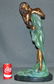 Bronze Semi Nude Girl Sculpture on Marble