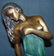 Bronze Semi Nude Girl Sculpture on Marble - 3