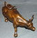 Wall Street Bronze Charging Bull Sculpture - 5