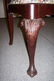 2 Antique Mahogany Queen Anne Chairs Needlepoint - 6