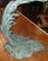 Bronze Girl on Dolphin Fountain Sculpture - 5