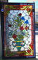 Custom Tiffany Style Stained Glass Hanging Panel