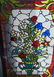 Custom Tiffany Style Stained Glass Hanging Panel - 2