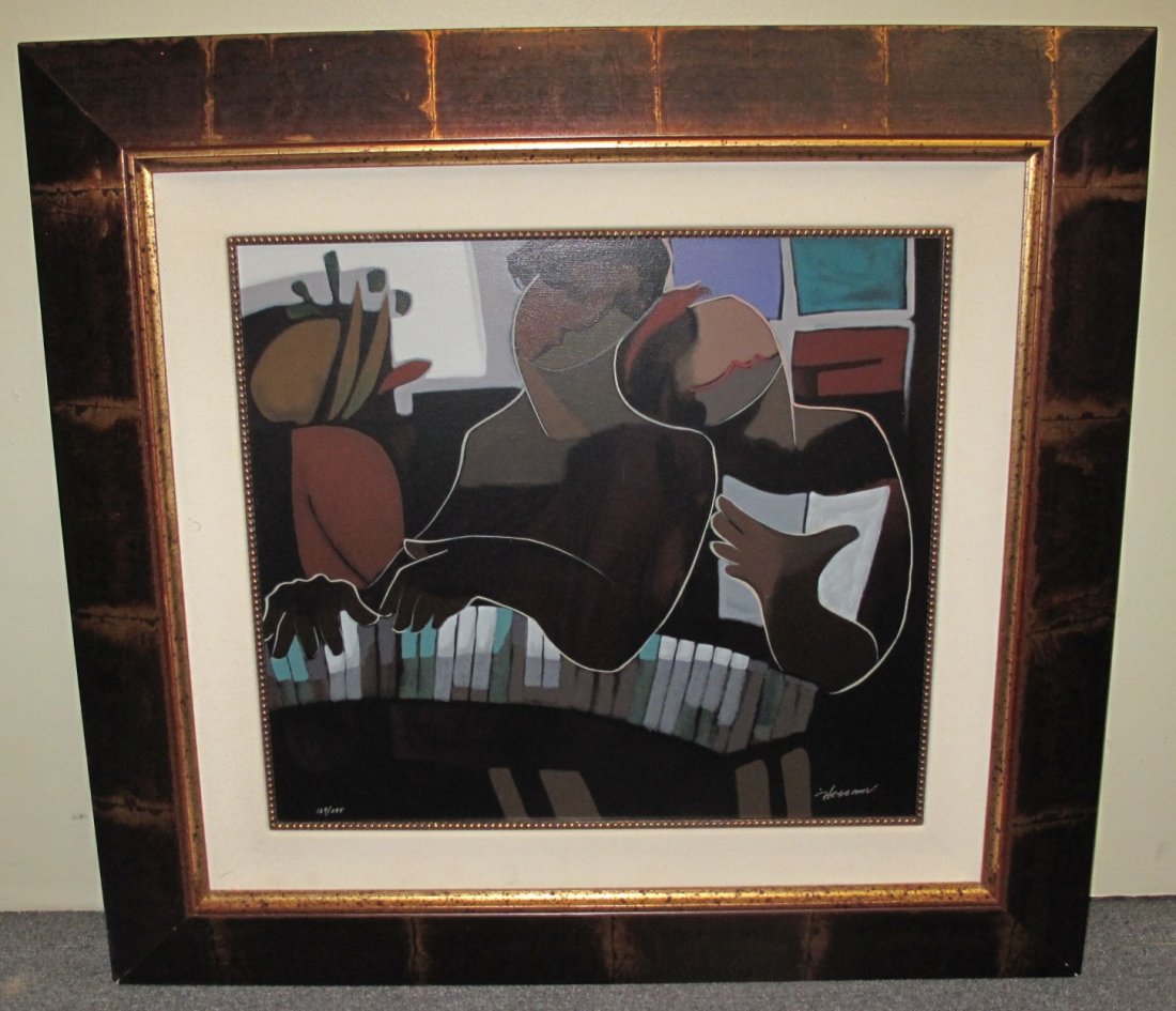 Hessam Abrishami Giclee "Glory of Desire": Framed Hessam Abrishami Giclee Titled "Glory of Desire". Limited Edition #139 of 295. Frame measures 30" tall x 28" wide. Condition is very good. Excellent. No damage. Several Shipping Options Availab