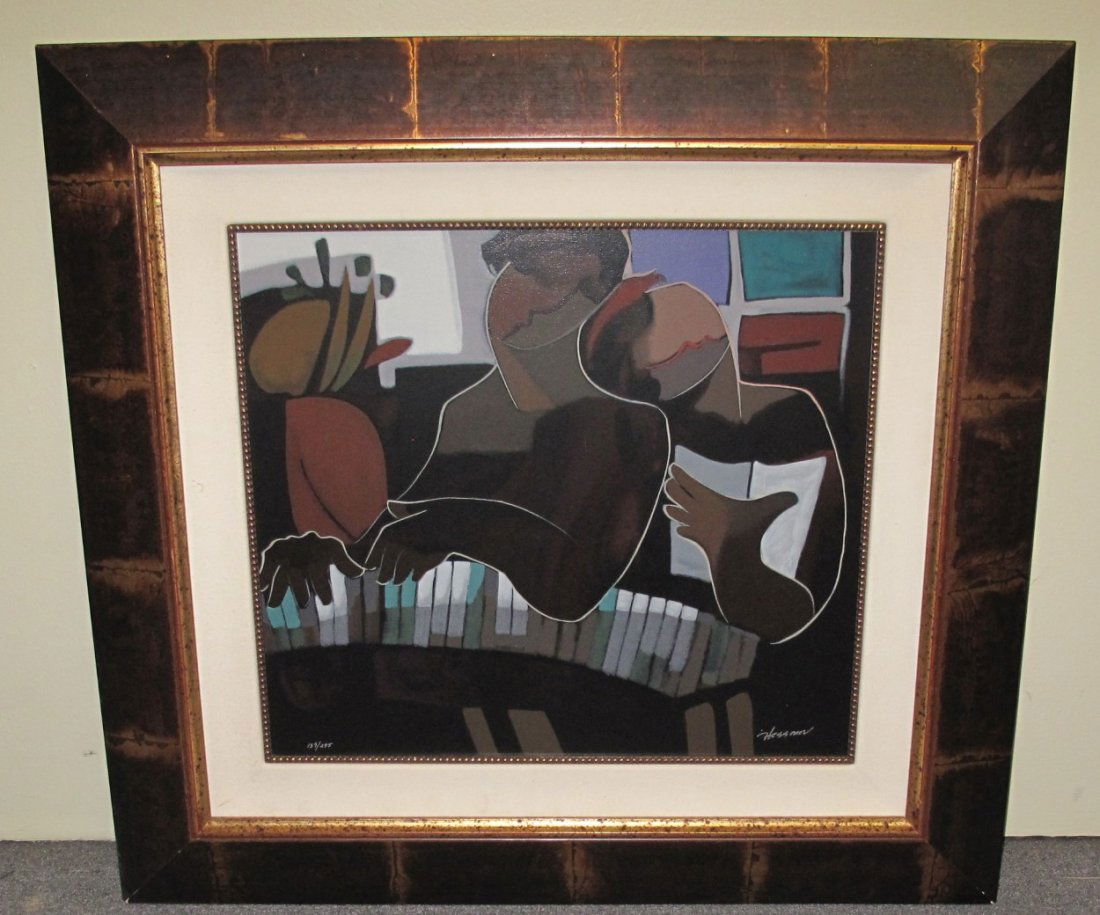 Hessam Abrishami Giclee "Glory of Desire": Framed Hessam Abrishami Giclee Titled "Glory of Desire". Limited Edition #139 of 295. Frame measures 30" tall x 28" wide. Condition is very good. Excellent. No damage. Starting Bid $50.