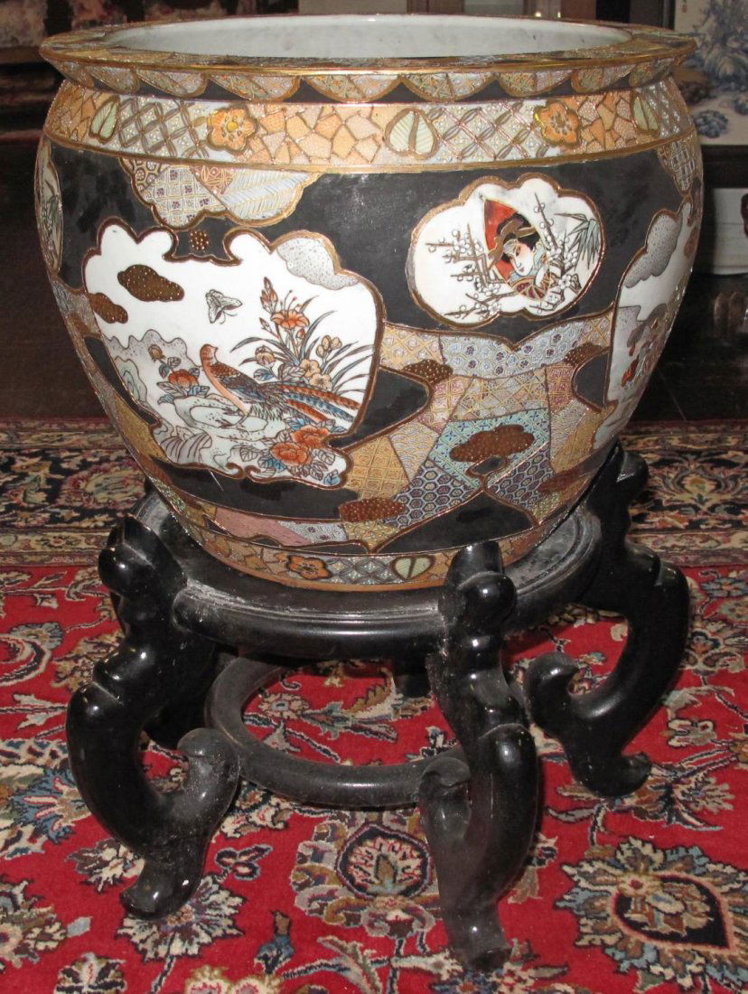 Satsuma Porcelain Fish Bowl Planter Nov 07, 2020 Carousel Gallery in FL