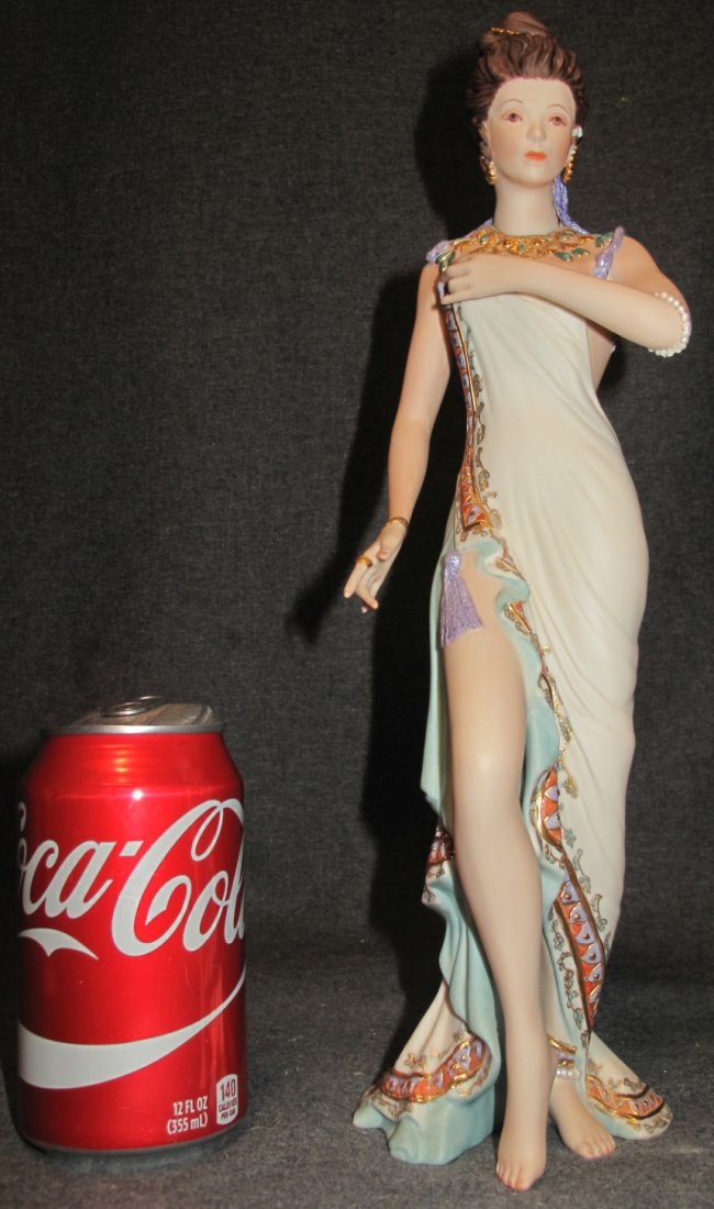 Cybis Porcelain "Bathsheba" Figurine: Cybis Porcelain "Bathsheba" Figurine. Measures 14-1/4" tall. Condition is Excellent. Mint. No damage. Starting Bid $50.