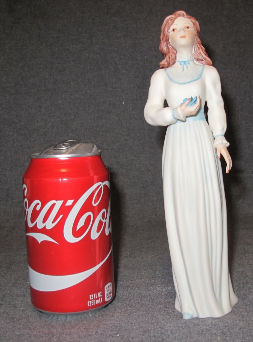 Cybis Porcelain "Roberta" Figurine: Cybis Porcelain "Roberta" Figurine. She measures 9" tall. Condition is Excellent. Mint. No damage. Bottom is marked. Starting Bid $40.