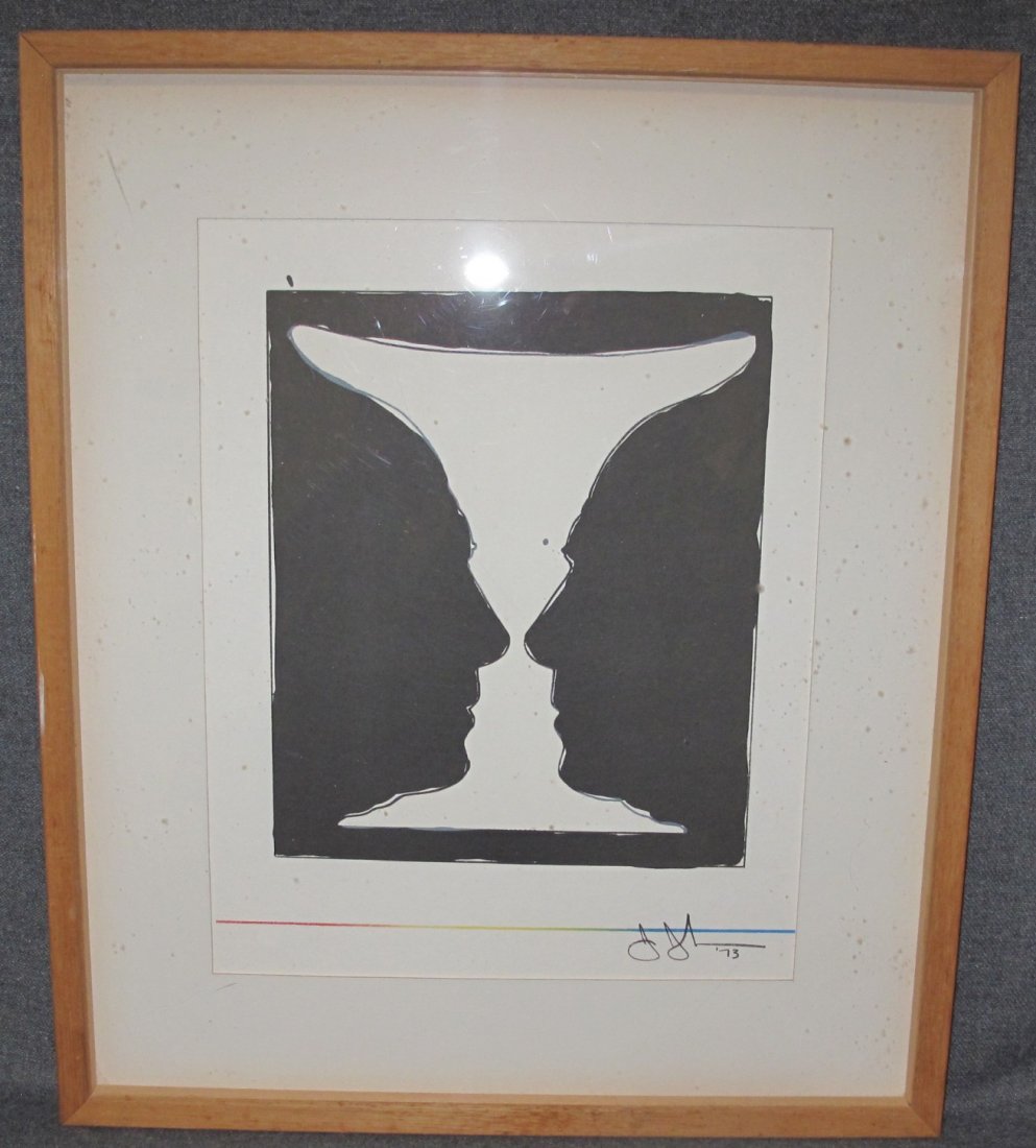 JASPER JOHN LIMITED EDITION LITHOGRAPH (1 of 3)