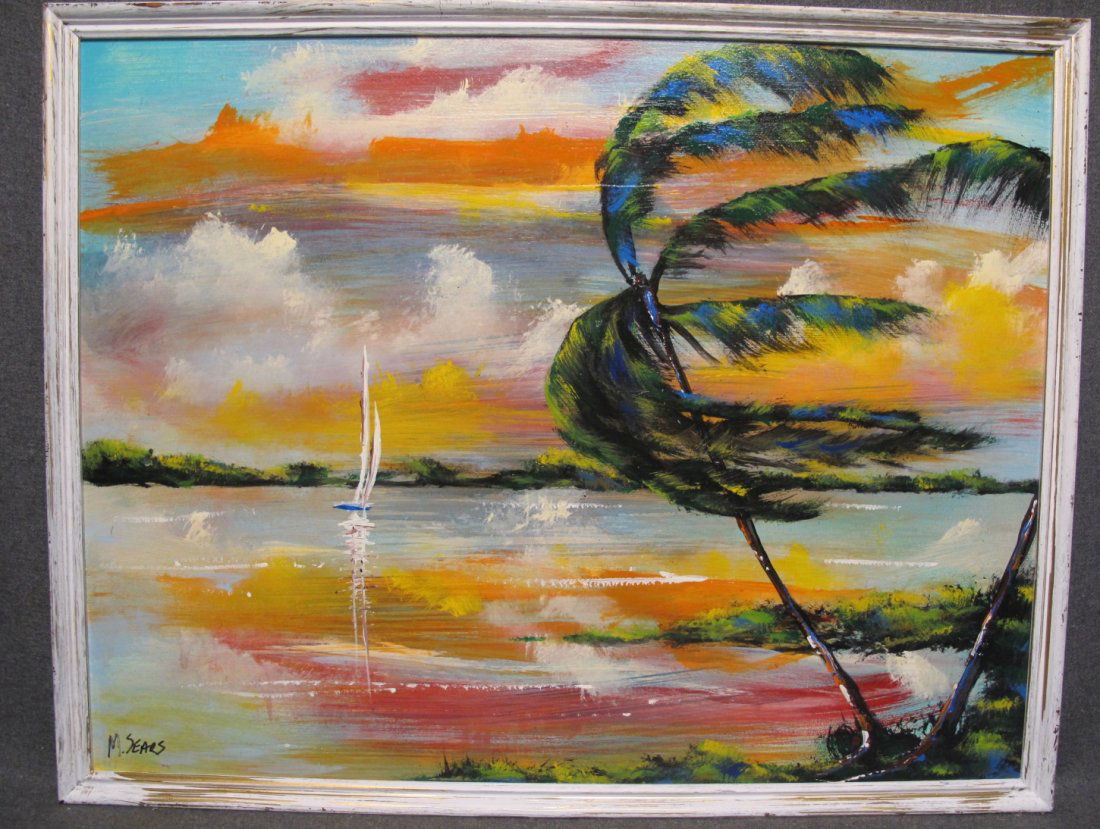 FLORIDA HIGHWAYMAN PAINTING by MICHAEL SEARS (1 of 3)