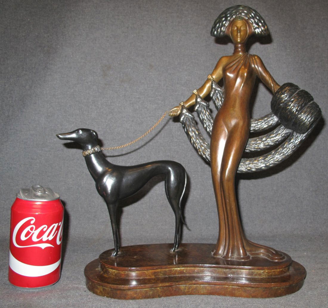 ERTE' "ELEGANCE" BRONZE SCULPTURE (1 of 6)