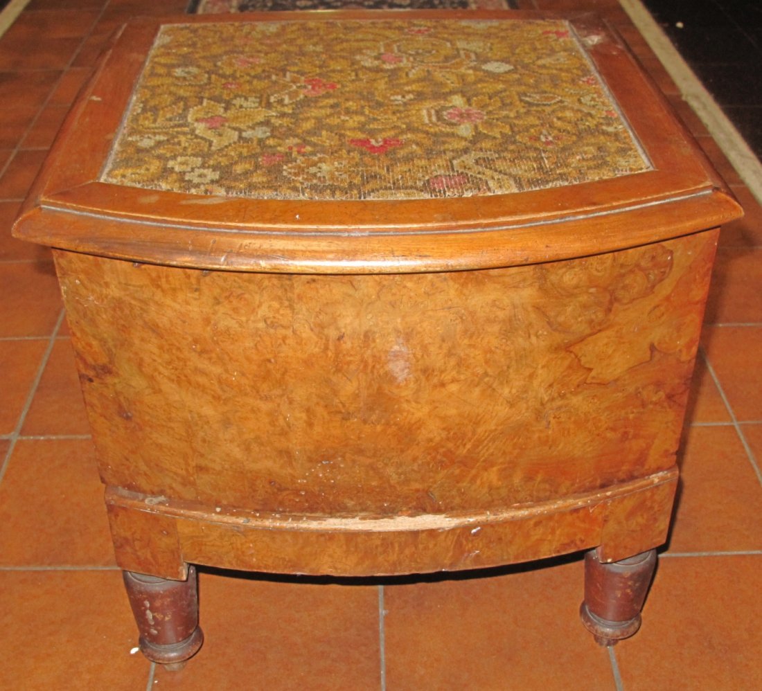 ANTIQUE CHAMBER POTTY COMMODE with ORIGINAL POT (1 of 7)