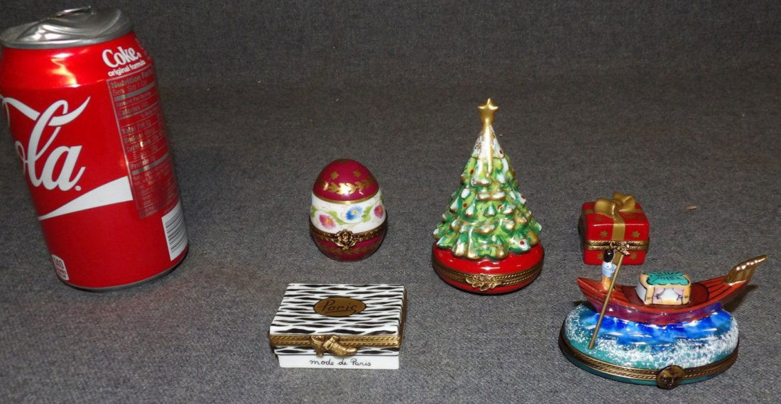 5 MISC VINTAGE LIMOGE PORCELAIN BOXES (1 of 9)