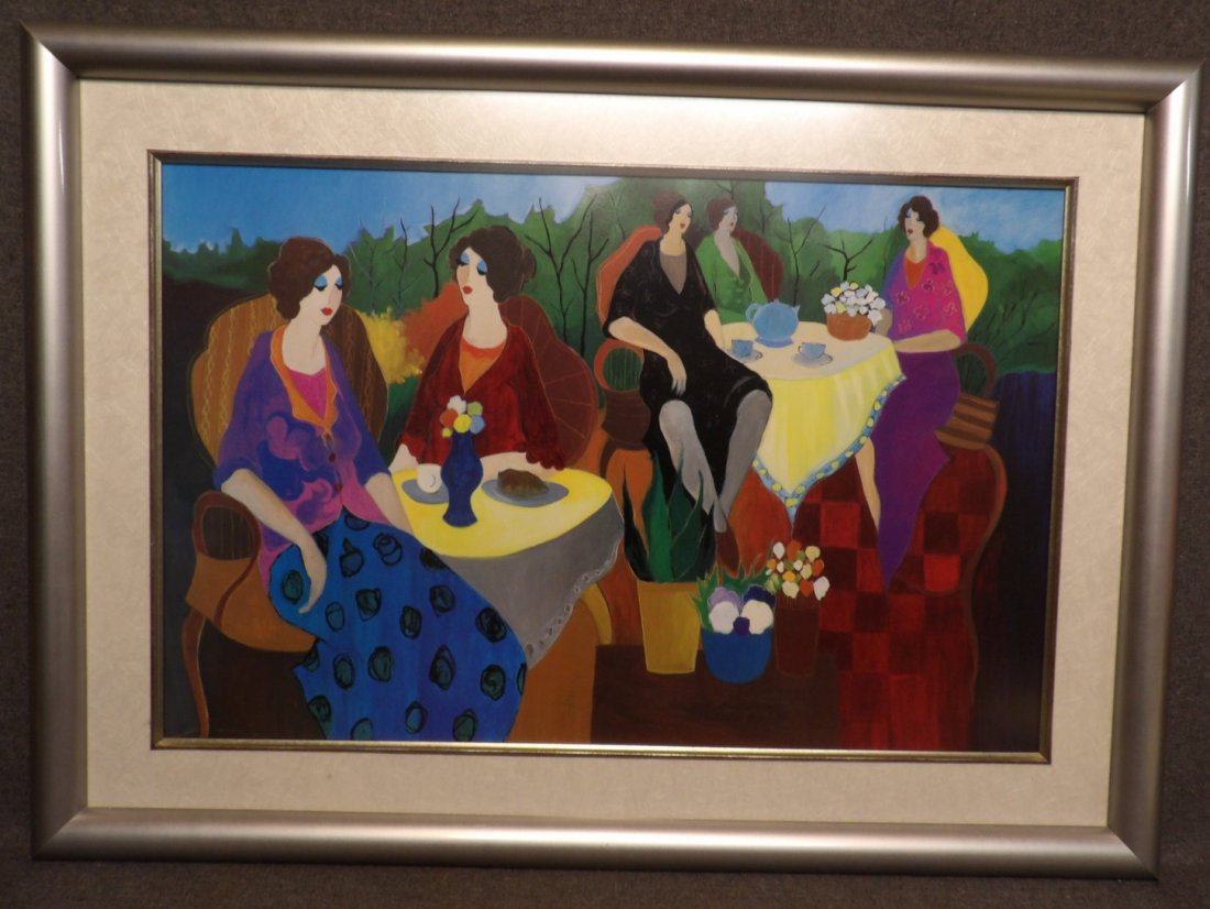 ITZCHAK TARKAY "Morning Social" PRINT (1 of 3)