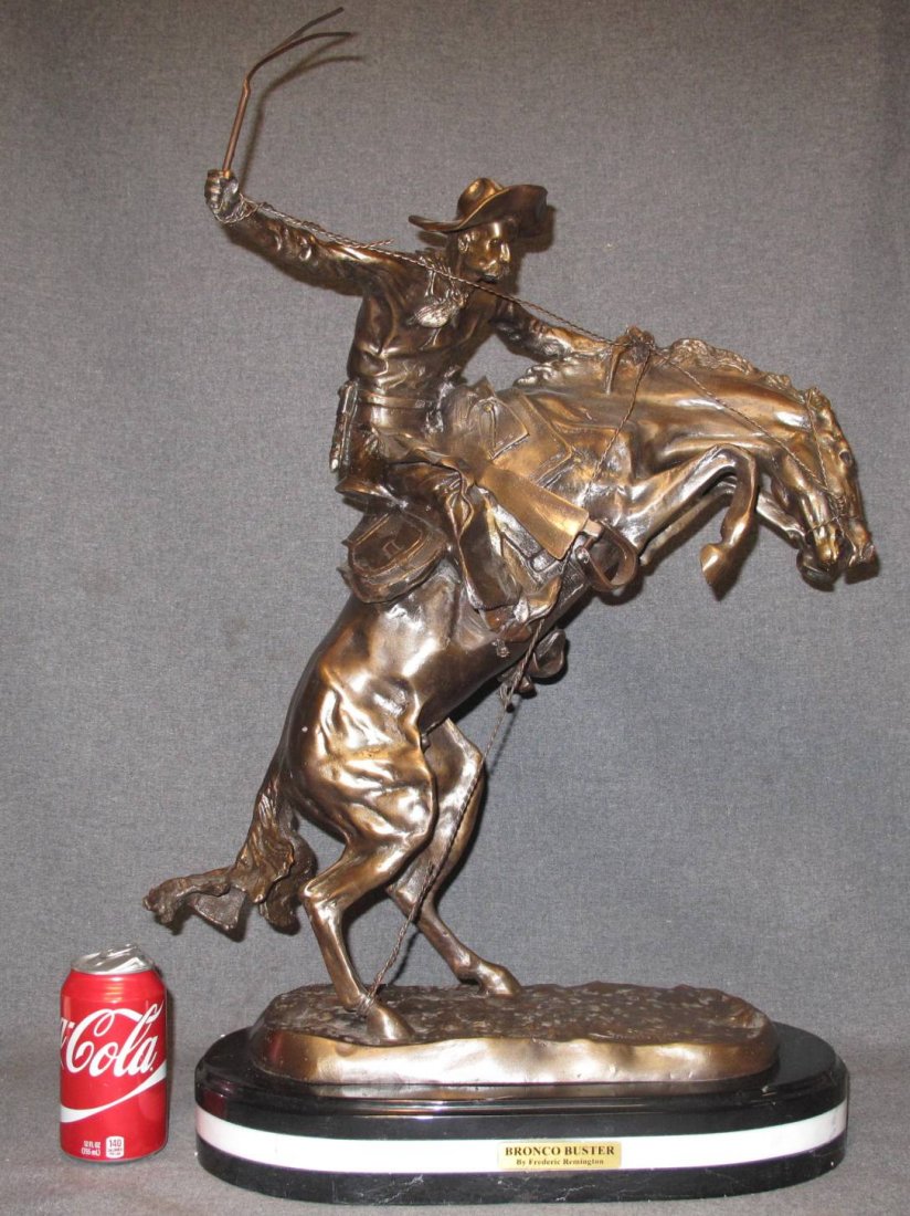 BRONZE "BRONCO BUSTER" after FREDERICK REMINGTON (1 of 6)