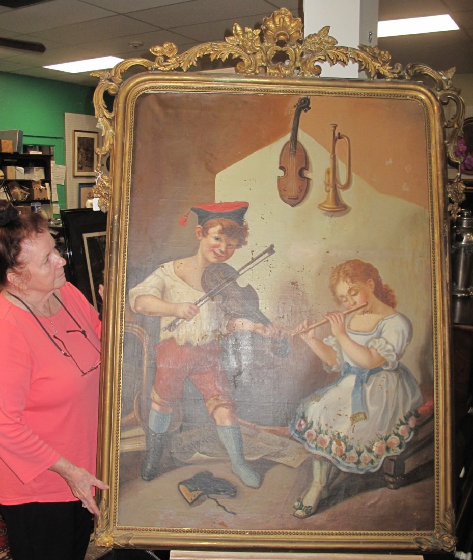 ANTIQUE OIL PAINTING (1 of 10)