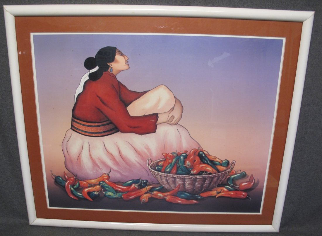 R.C. GORMAN NATIVE AMERICAN PRINT (1 of 3)