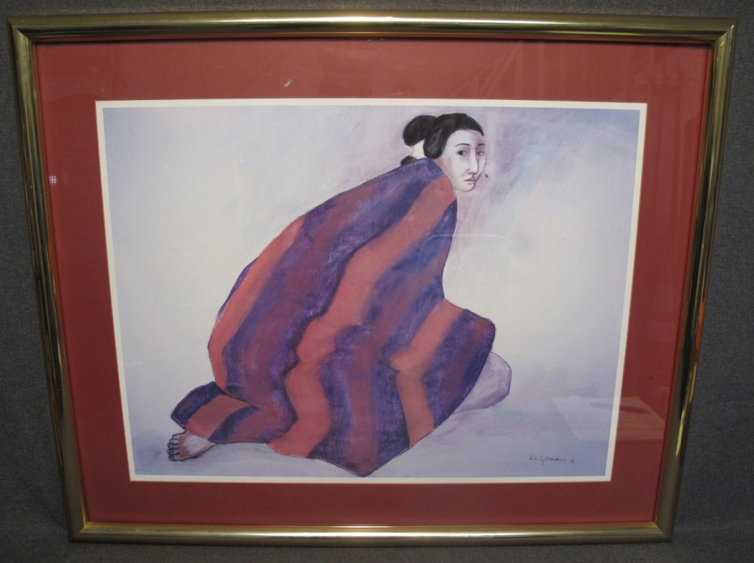 R.C. GORMAN NATIVE AMERICAN PRINT (1 of 3)