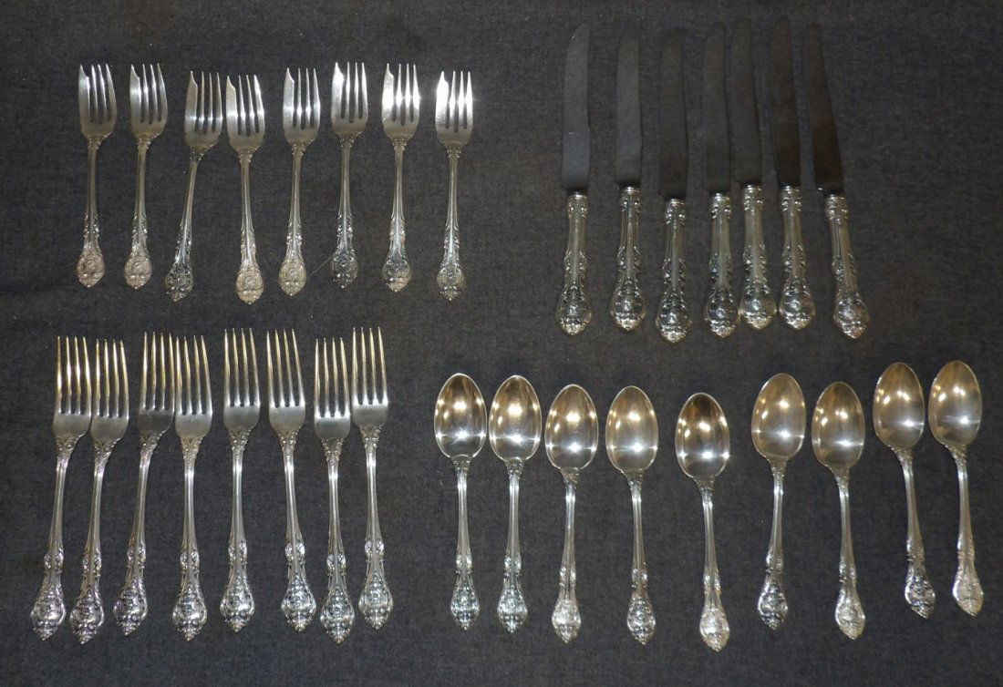 GORHAM KING EDWARD STERLING FLATWARE SET 34 Ounces (1 of 9)