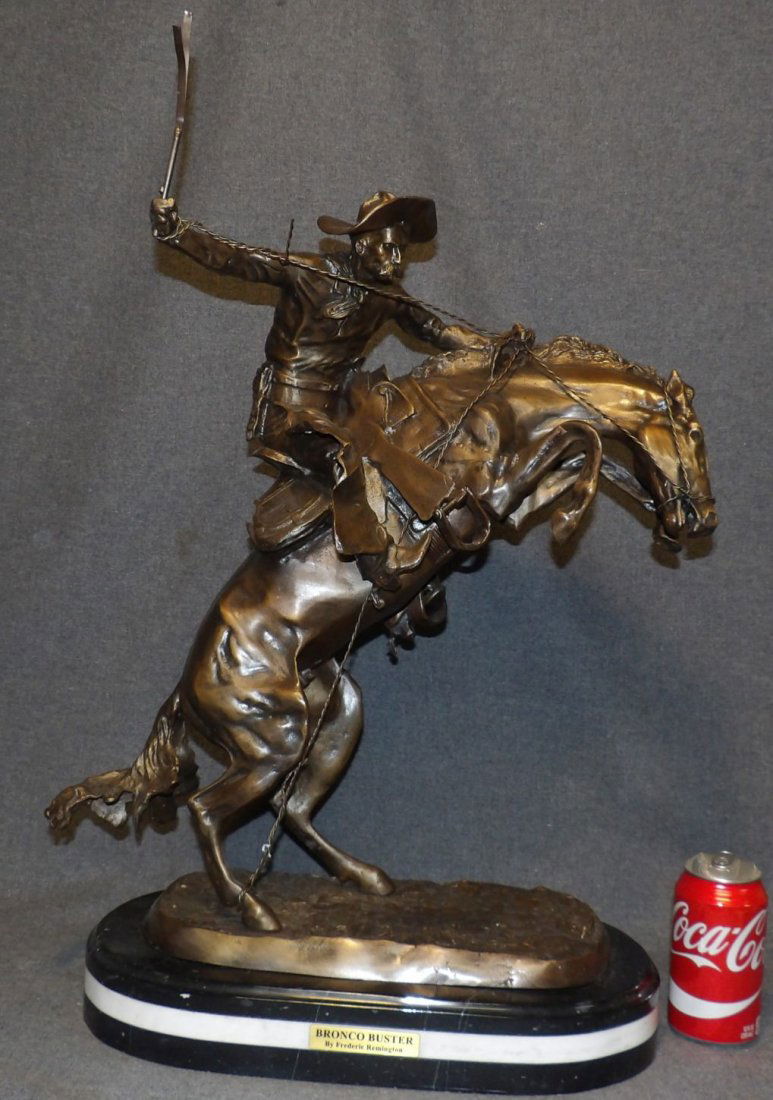 BRONZE BRONCO BUSTER after FREDERICK REMINGTON (1 of 5)