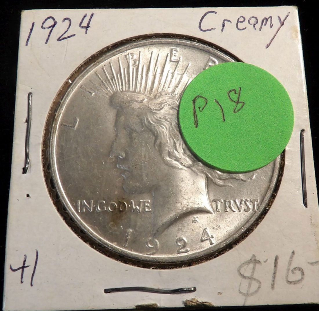 1924p PEACE SILVER DOLLAR (1 of 2)