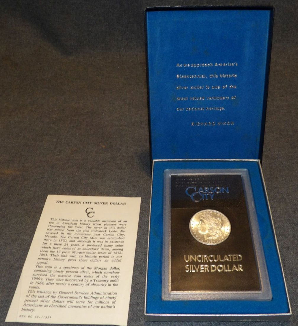 1884 CARSON CITY US SILVER DOLLAR (1 of 4)