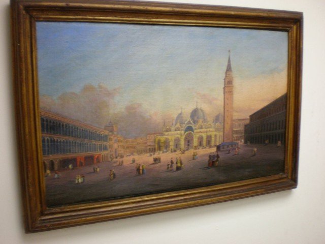 Antique Venice Painting signed Rico (1 of 5)