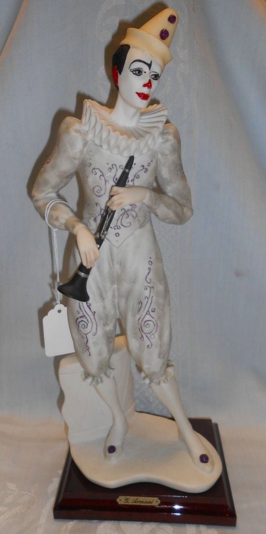 Giuseppe Armani Figure Clown with Clarinet (1 of 3)