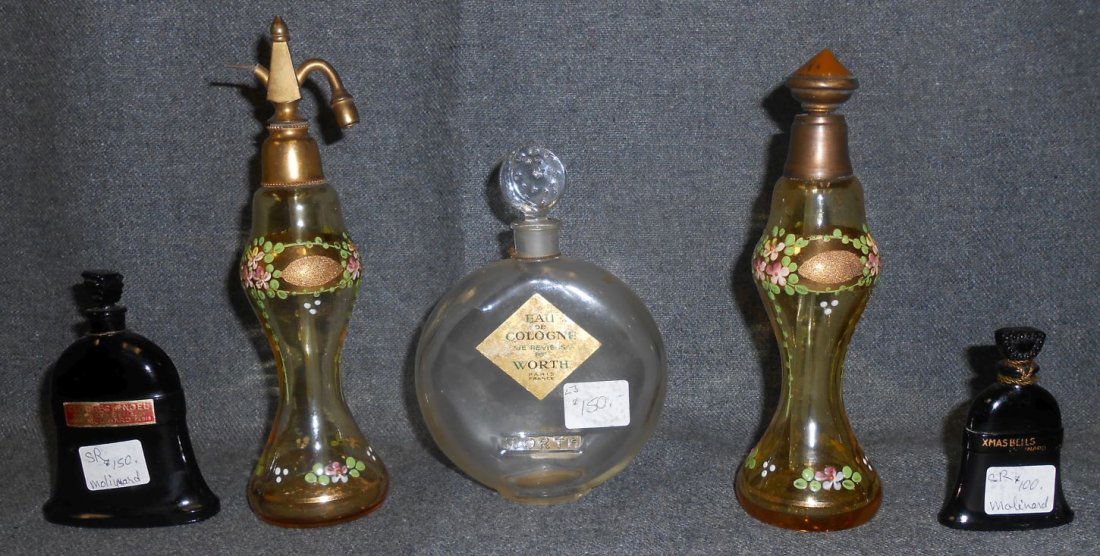 Lot of 5 Vintage Perfume Bottles (1 of 5)