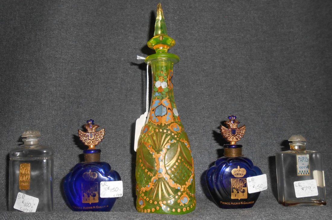 Lot of 5 Vintage Perfume Bottles (1 of 2)