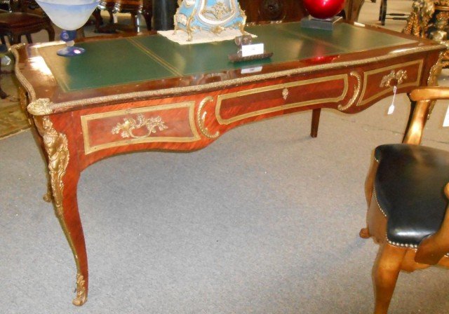 Vintage French Bureau Plat Desk (1 of 9)