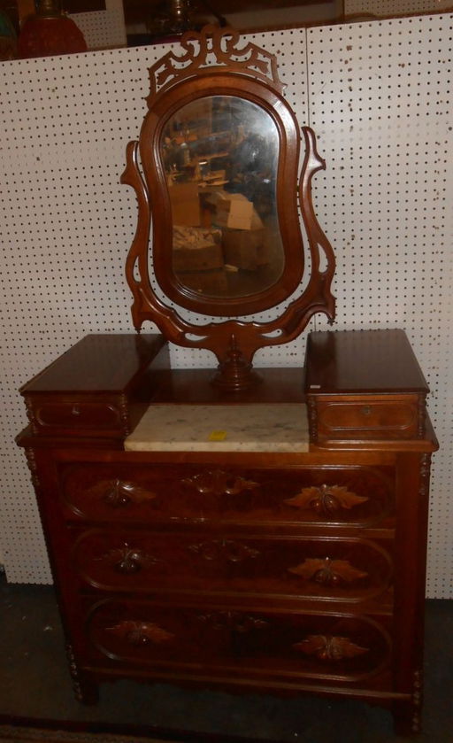 Antique Victorian Dresser With Shave Mirror Feb 20 2016