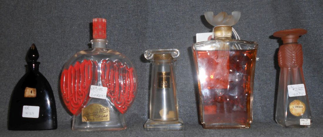 Lot of 5 Misc Perfume Bottles (1 of 1)