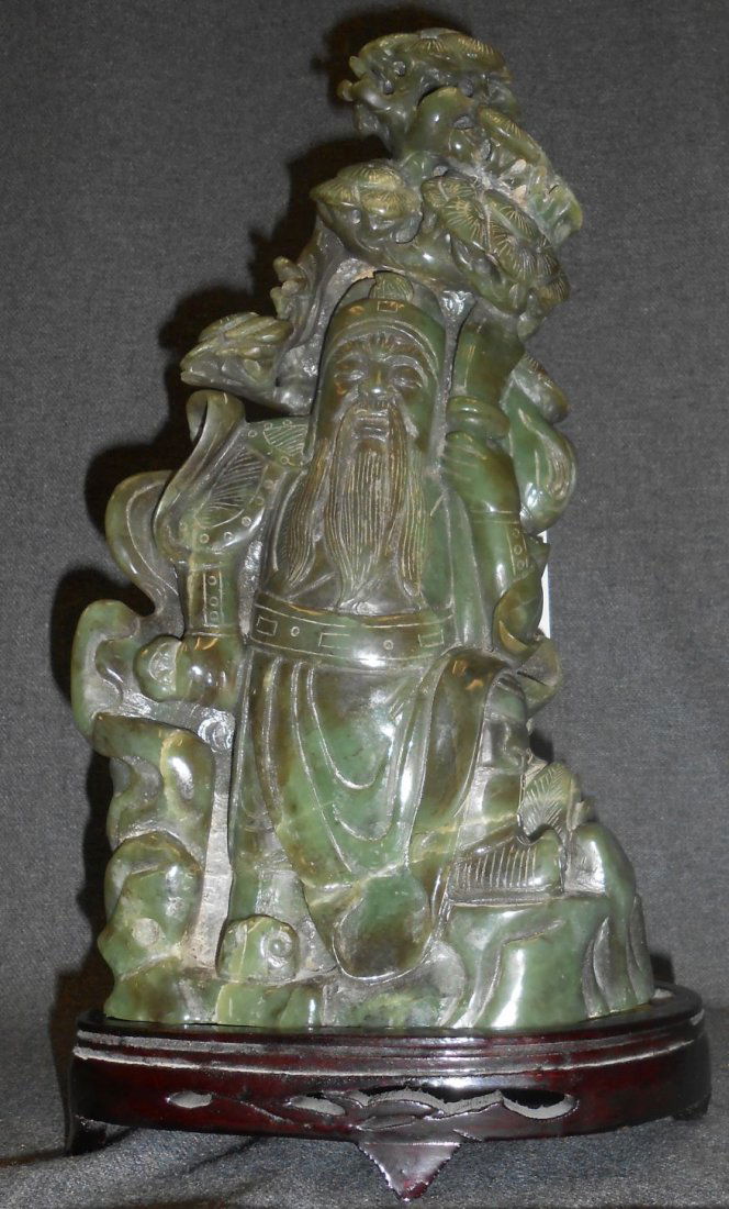 Vintage Carved Jade Sculpture (1 of 4)