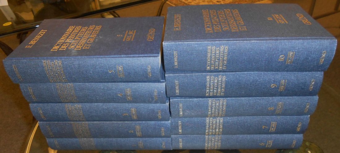 Set of 10 Benezit Reference Books (1 of 2)