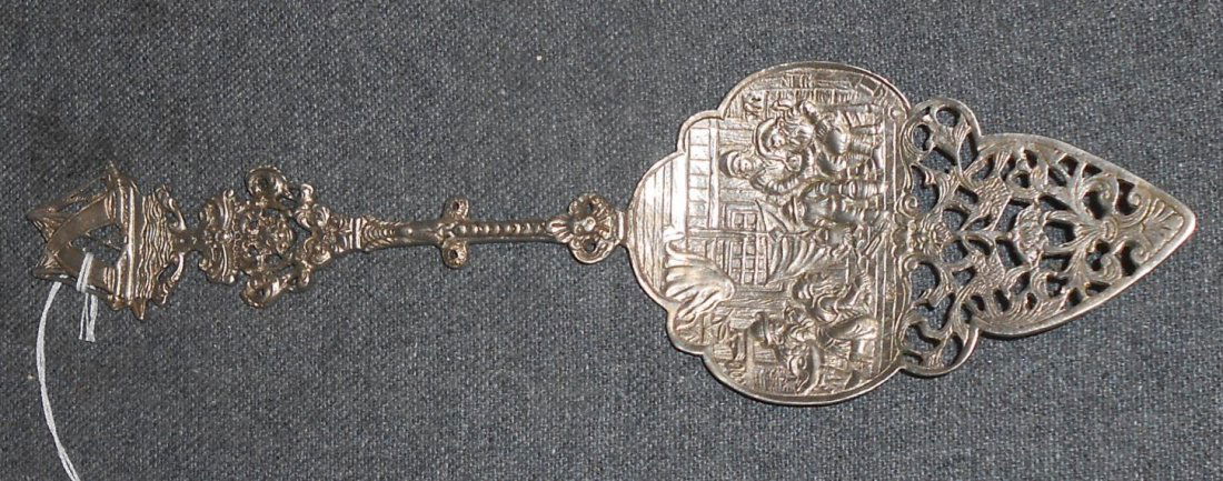 Antique .800 Silver Cake Server (1 of 3)