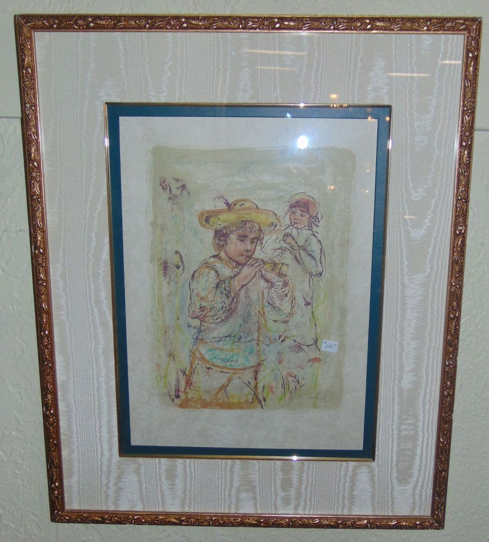 Edna Hibel Serigraph Signed (1 of 5)