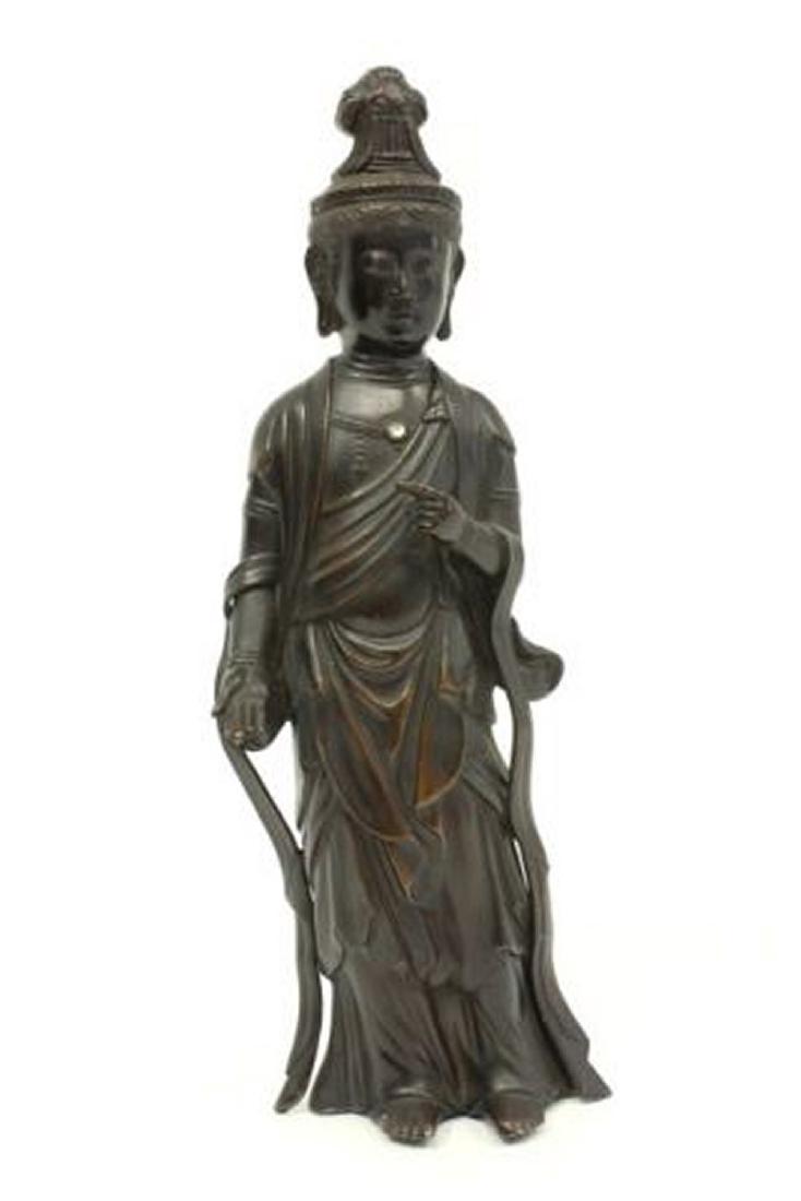 :Standing Bronze Chinese Lady (1 of 4)