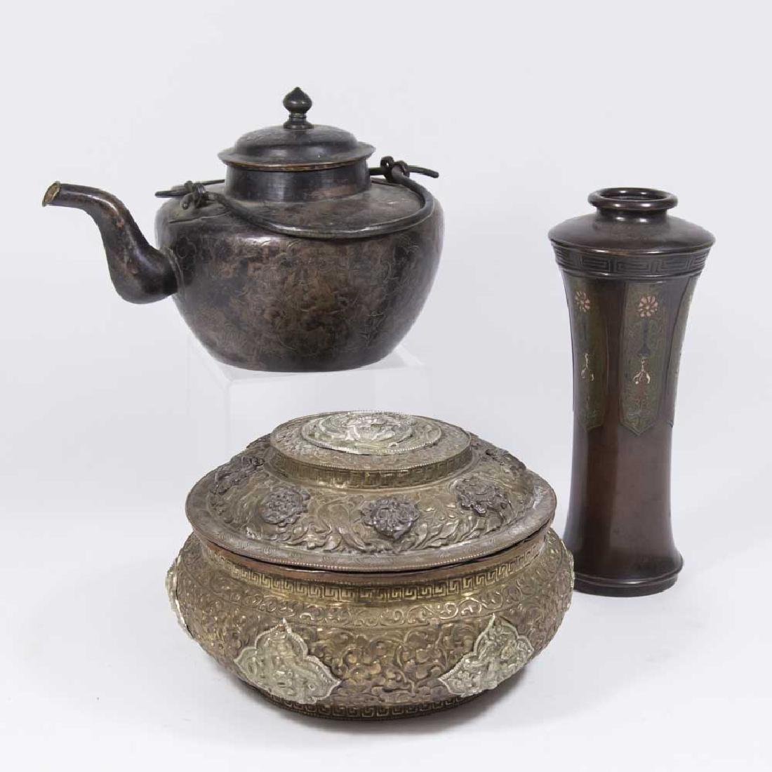 Group Lot Asian Metal Objects (1 of 10)