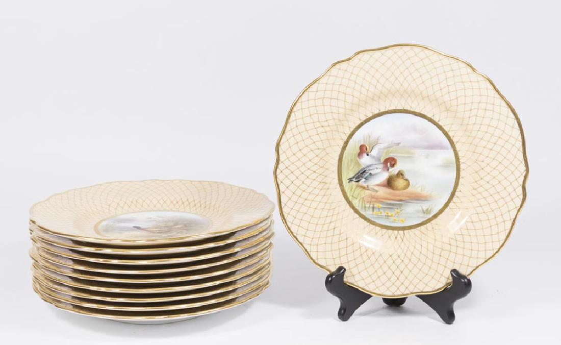 Spode Porcelain Game Set (1 of 9)