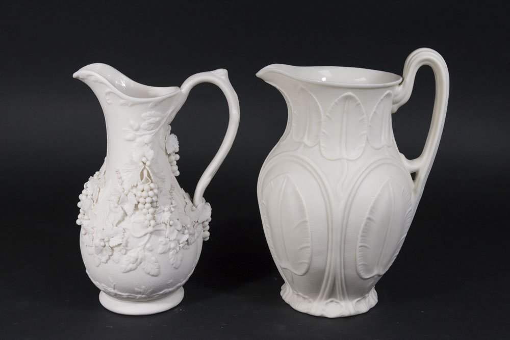 2 Bennington Parian Pitchers (1 of 5)